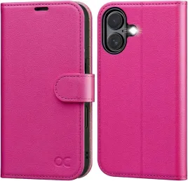ocase-etui-skorzane-do-iphone-16-plus-z-klapka-rfid-portfel-ciemny-roz
