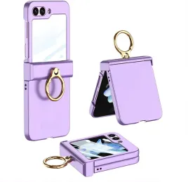 prudom-etui-do-samsung-galaxy-z-flip5-ultracienkie-uchwyt-twarde-fioletowe