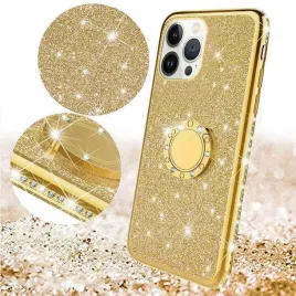 nalia-etui-brokatowe-zlote-do-iphone-13-pro-blyszczace-kobiece-ring