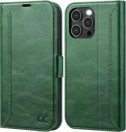 ocase-etui-skorzane-z-klapka-do-iphone-14-pro-max-sportfel-retro-zielone