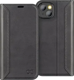 ocase-etui-skorzane-do-iphone-14-plus-z-klapka-portfel-rfid-retro-szare