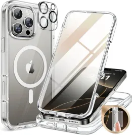 miracase-etui-360-magsafe-do-iphone-16-pro-2x-szklo-aparat-tytan-bialy