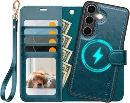 ocase-etui-skorzane-magsafe-do-samsung-s25-ultra-rfid-pawi-niebieski-2w1
