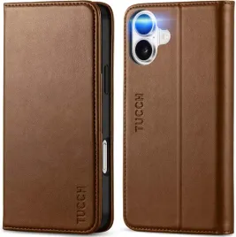 tucch-etui-skorzane-z-klapka-do-iphone-16-plus-portfel-rfid-stojak-brazowy