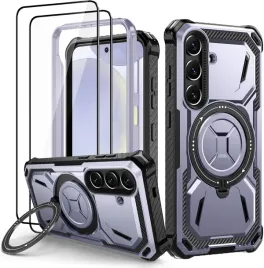 lanhiem-etui-do-samsung-galaxy-s24-s25-pancerne-fioletowe-2x-szklo-lcd