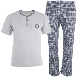 pizama-meska-bawelniana-krotki-rekaw-dlugie-spodnie-rozmiar-m