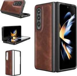 foluu-etui-skorzane-do-samsung-galaxy-z-fold-4-5g-360-pancerne-brazowe