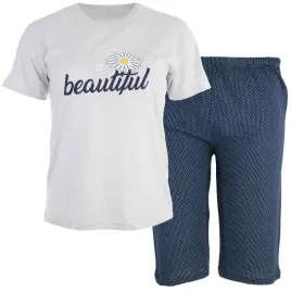 pizama-damska-bawelniana-krotki-rekaw-spodnie-3-4-duze-rozmiary-xl-2xl