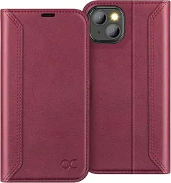 ocase-skorzane-etui-do-iphone-13-iphone-14-z-klapka-rfid-retro-bordowy