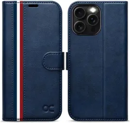 ocase-etui-skorzane-z-klapka-do-iphone-16-pro-portfel-rfid-stylowy-granat