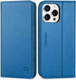 shieldon-naturalne-etui-skorzane-do-iphone-16-pro-rfid-klapka-niebieski