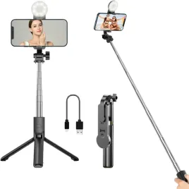 grifema-gb1003-1-selfie-stick-bluetooth-statyw-lampa-led-110cm-4w1-stojak