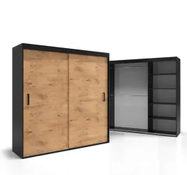 szafa-dwudrzwiowa-140x260-plyta-18-mm-z-wyposazeniem-polki-drazki-vsz04