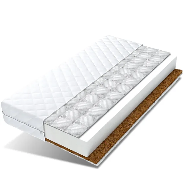 Materac 90x160 gryka pianka kokos BIANKA
