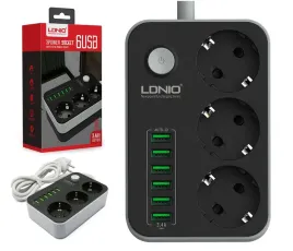 ldnio-se3631-listwa-zasilajaca-3-gniazda-kabel-16m-6x-usb-3-4a-przedluzacz
