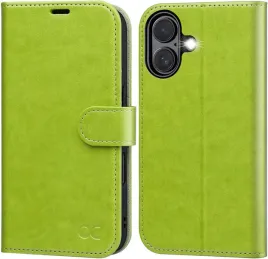 ocase-etui-skorzane-z-klapka-do-iphone-16-portfel-rfid-stojak-jasna-zielen