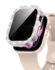 neitra-diamentowe-etui-szklo-prywatyzujace-apple-watch-11-10-46mm-rozowe