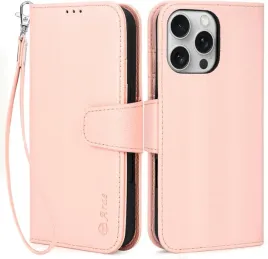 arae-etui-skorzane-z-klapka-do-iphone-16-pro-max-rfid-rozowe-liczi-pasek
