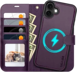 ocase-skorzane-etui-do-iphone-16-z-klapka-rfid-fioletowy-2w1-pasek