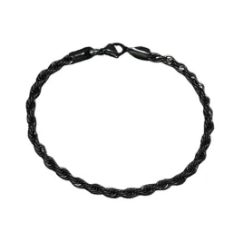 damska-bransoletka-fala-spiralna-czarna-20cm