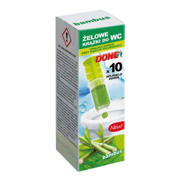 DONE Żelowe Krążki do WC Bambus Świeży Zapach 10 Aplikacji Szybka Higiena