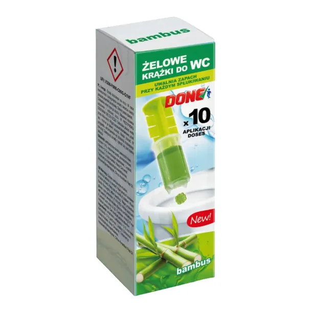 DONE Żelowe Krążki do WC Bambus Świeży Zapach 10 Aplikacji Szybka Higiena