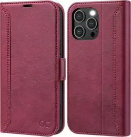 ocase-etui-skorzane-z-klapka-do-iphone-14-pro-1x-szklo-lcd-retro-bordowe