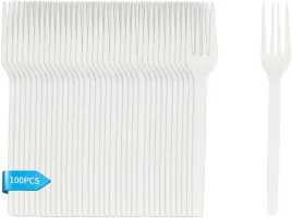 taiyeestar-100szt-plastikowych-widelcy-wielokrotnego-uzytku-impreza-grill