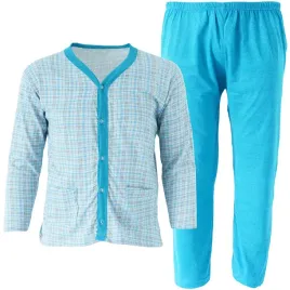 pizama-meska-bawelniana-dlugi-rekaw-pidzama-rozpinana-spodnie-3xl-4xl