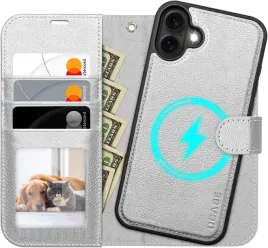 ocase-skorzane-etui-do-iphone-16-magsafe-stojak-srebrny-portfel-2w1-pasek