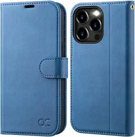 ocase-etui-skorzane-do-iphone-15-pro-max-stojak-karty-rfid-jasny-niebieski
