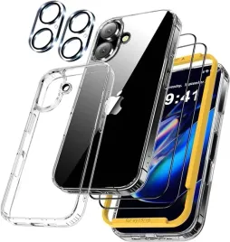 gsmhari-etui-do-iphone-16-bezbarwne-2szt-szklo-ekran-2szt-aparat-aplikator