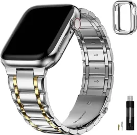 fullmosaa-srebna-bransoleta-do-apple-watch-ultra-3-2-1-49mm-etui-pancerne