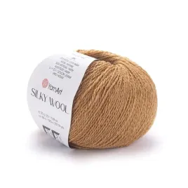 yarnart-silky-wool-345-miodowy