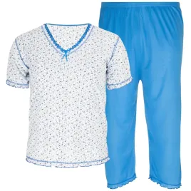 pizama-damska-bawelniana-dwuczesciowa-spodnie-3-4-krotki-rekaw-5xl-6xl