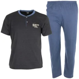pizama-meska-krotki-rekaw-wygodna-bawelniana-dlugie-spodnie-roz-xl-xxl
