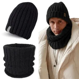 welniany-meski-komplet-czapka-komin-szal-gruby-cieply-zimowy-premium