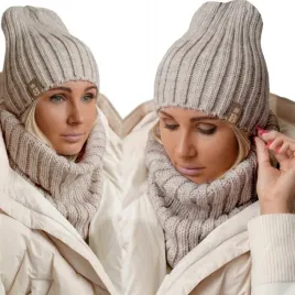 zimowy-komplet-damski-welniany-komin-czapka-gruby-i-cieply-polski-premium