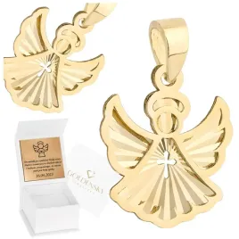 zlota-zawieszka-medalik-aniolek-diamentowany-585-delikatny-chrzest-komunia