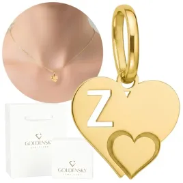 zlota-zawieszka-wisiorek-serce-z-literka-z-585-grawer-gratis-na-prezent