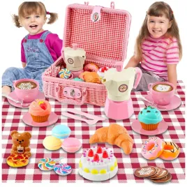 zestaw-piknikowy-kosz-dla-dzieci-plastikowe-akcesoria-kuchenne-z-jedzeniem