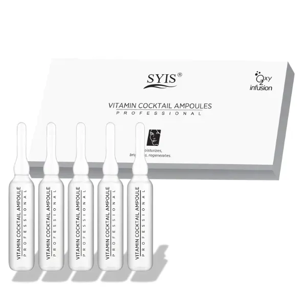 SYIS Ampułki WITAMINOWY KOKTAJL do skóry twarzy, 5 x 3 ml