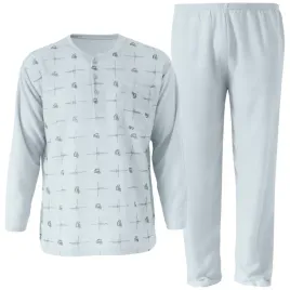 pizama-meska-bawelniana-frota-dlugi-rekaw-pidzama-spodnie-5xl-6xl