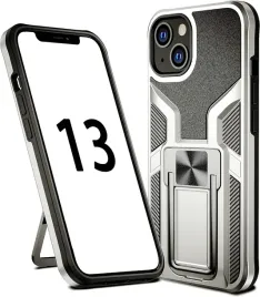soraka-iphone-13-iphone-14-6-1-etui-pancerne-magnetyczne-stojak-srebrne