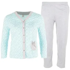 pizama-damska-rozpinana-bawelniana-dlugi-rekaw-spodnie-dlugie-pizamy-4xl