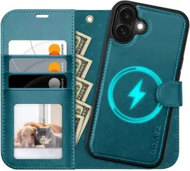 ocase-skorzane-etui-magsafe-do-iphone-16-plus-2w1-stojak-pawi-niebieski