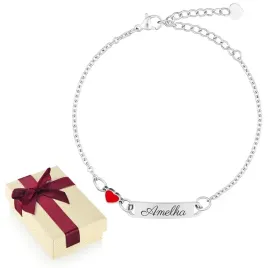 bransoletka-srebrna-serce-grawer-dla-dziecka-s1prezent-dla-corki-wnuczki