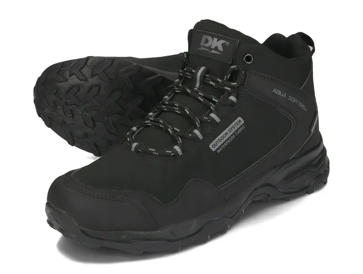 Buty Męskie SOFTSHELL Trekkingowe Wodoodporne DK Sauron 1029 BLACK M 42
