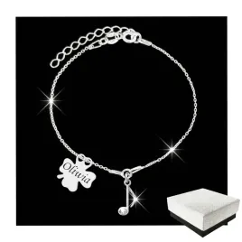 bransoletka-dziecieca-imie-grawer-koniczynka-nutka-muzyka-srebro-925