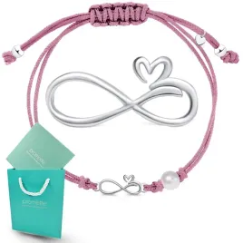bransoletki-dla-dziewczynek-srebrna-nieskonczonosc-bransoletka-na-sznurku